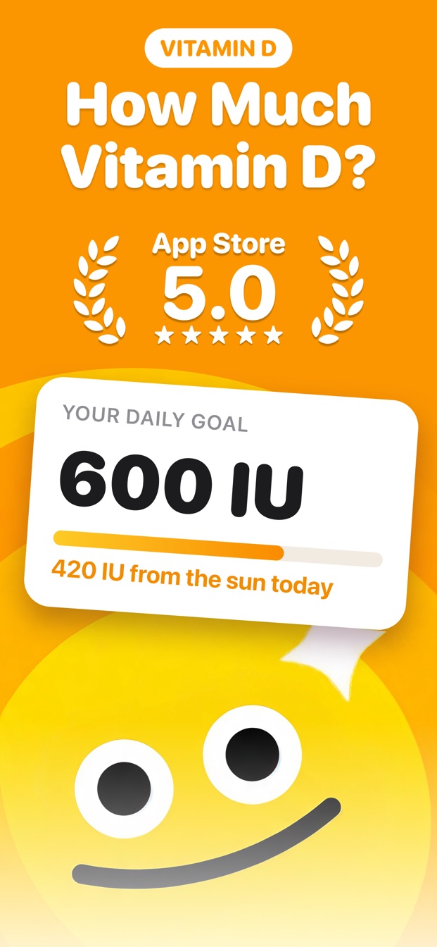 Daily vitamin D goal screen